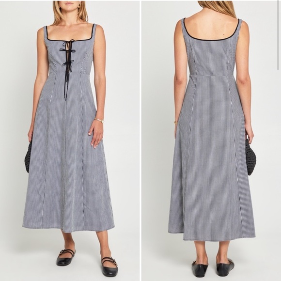 o.p.t. Dresses & Skirts - o.p.t Babette Black and White Gingham Dress - 8